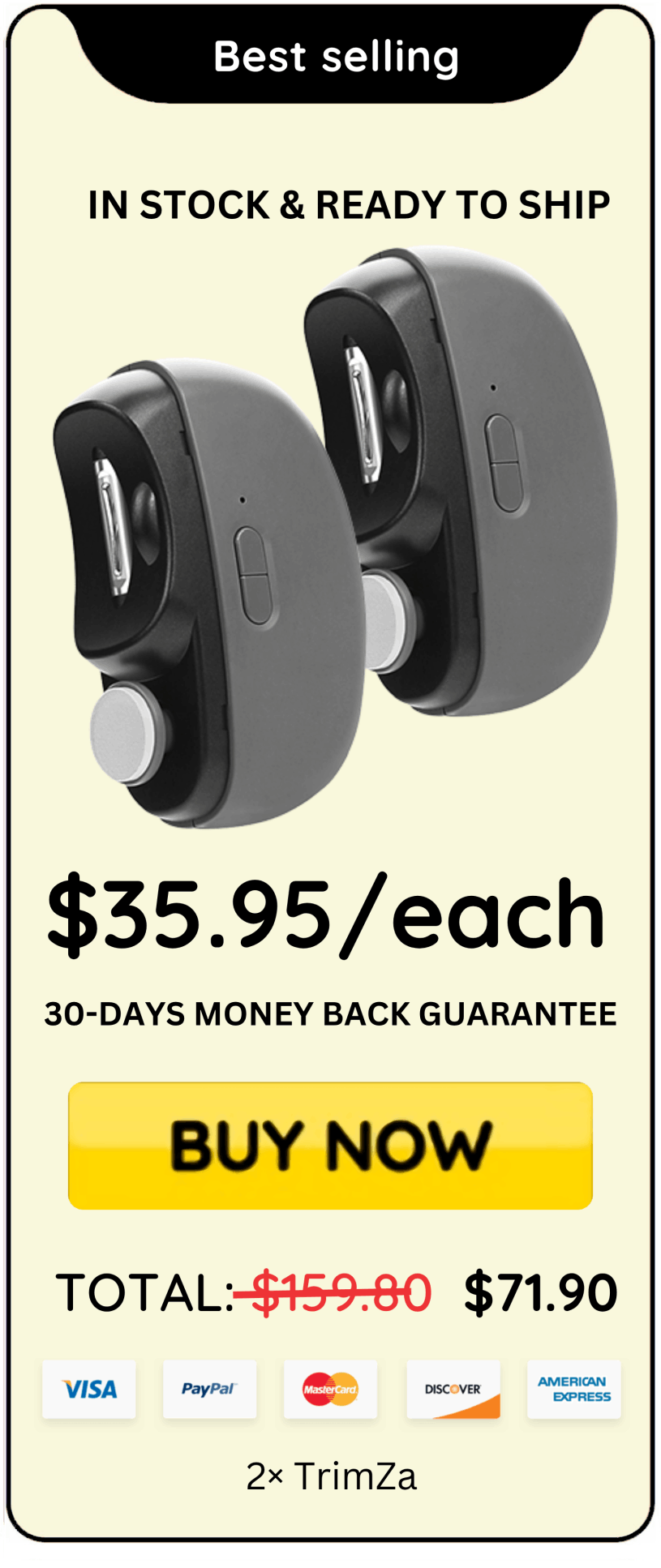 TrimZa Electric Nail Clipper offer price 